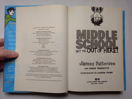 Middle School: Get Me Out Of Here!, De James Patterson. Editorial Little, Brown & Company, Tapa Dura En Inglés