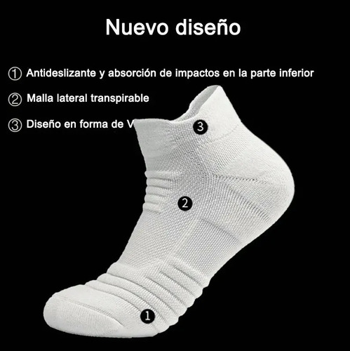Calcetines Deportivos Transpirables De Alta Calidad 3 Pares