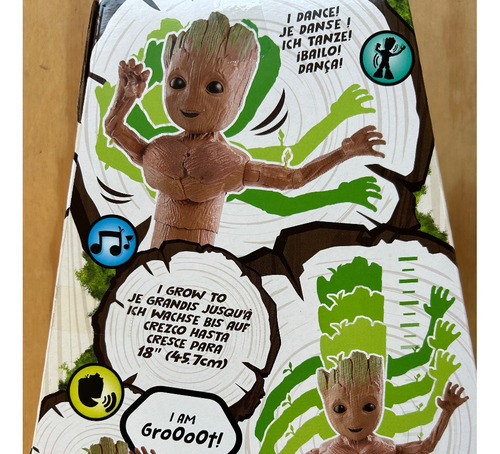 Figura Guardianes De La Galaxia I Am Groot Groove N Grow