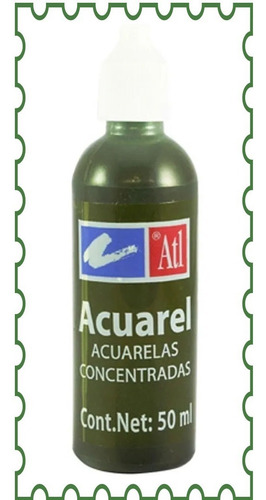 Acuarel Rodin Gotero Atl, Acuarelas Concentradas Liquidas Color 218 Verde Esmeralda