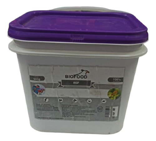 Alimento Biofood Bsf Larva Hormiga Soldado 500g Aves Reptil