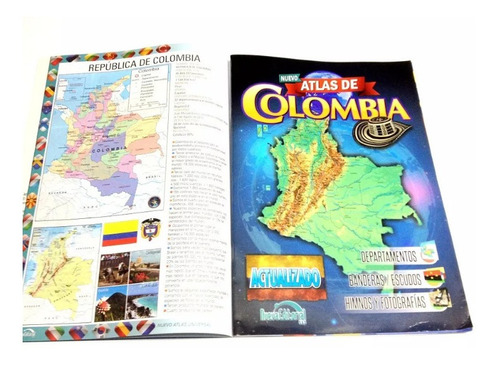 Libro Atlas De Colombia U Universal * 15 Unidades