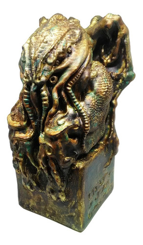 Cthulhu - Figura Impresa 3d Pint. A Mano H. P. Lovecraft