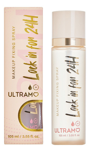 Spray Fijador De Maquillaje Ultramo Lock In For 24h,105ml