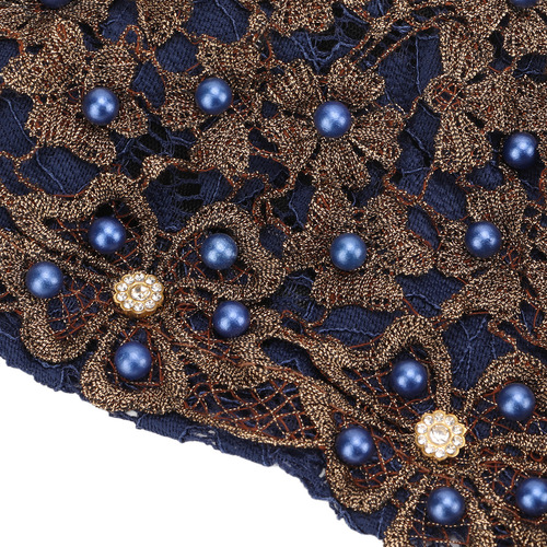 Turbante Musulmán Vintage Bordado Con Pedrería, Diseño Suave