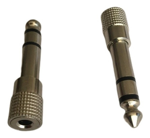 Imagen 2 de 3 de Convertidor Adaptador Estéreo 6.5mm Macho-jack 3.5mm Hembra