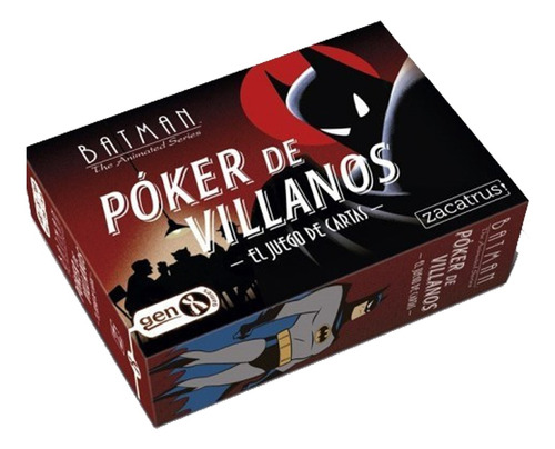 Batman: Poker De Villanos - Juego De Mesa - Genx Games