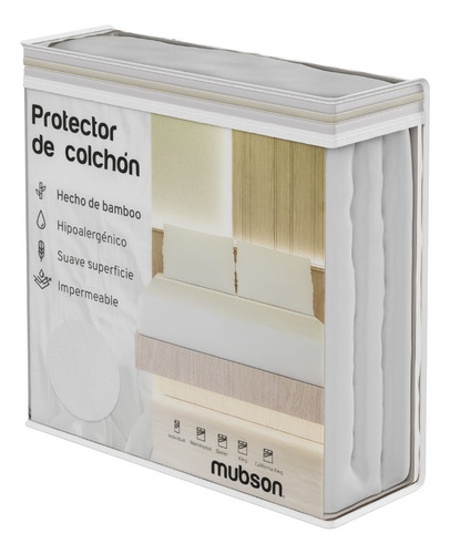 Cubre Colchon Queen Size Impermeable Mubson Cobertor Cama