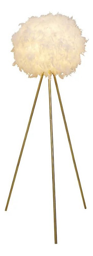 Lampara De Piso De Plumas 110 Voltios 150 Cm
