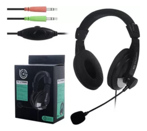 Audífonos Gamer Tucci L750mv Con Microfono Para Pc Alámbrico