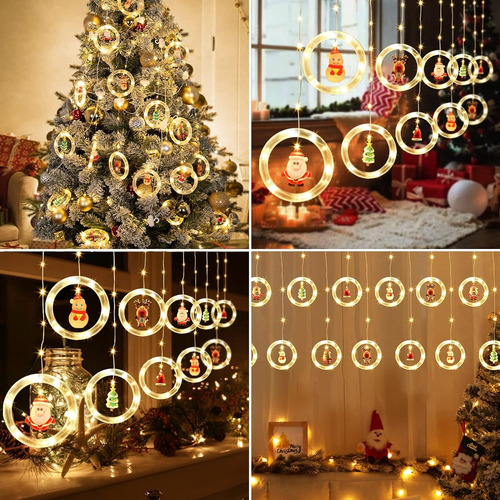 Cortina Extensión De Luces De Navidad De Motivos Y Funciones