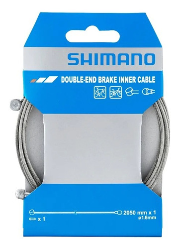 Cable De Freno Shimano Para Mtb Ruta Acero 1.6mm X 2050mm