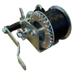 Comprar Guincho Manual C/ Fita P/ Embarcação E Suporte Em Aço 1000lb no Mercado Livre