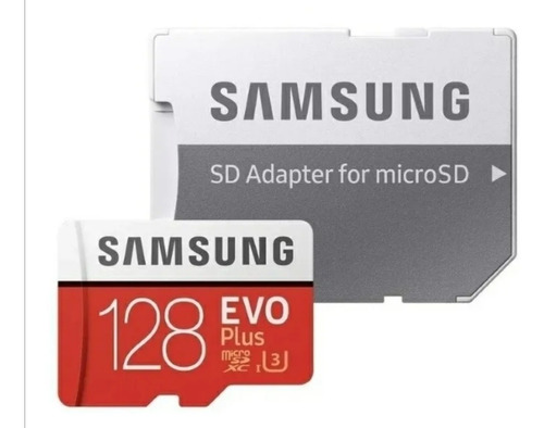 Micro Sd Samsung Evo 128gb Sdxc 4k 100mb/s Clase10+adaptador