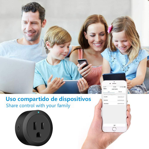 Enchufe Inteligente Wifi 10a Control Remoto Por Voz 2 Unidad