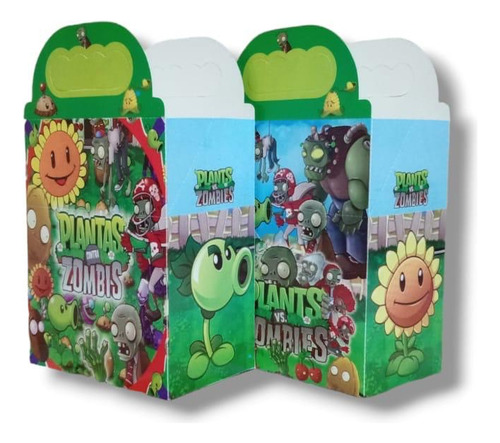 Plantas Vs Zombies Pack Fiestas De Cumpleaños 70 Invitados Plantas Vs Zombies