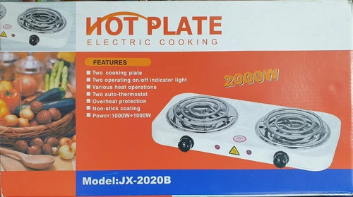 Cocina Electrica 2 Hornillas 2000w 110v Tienda Cod 1031  