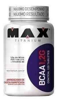 Bcaa 1,2g 120 Tabletes Max Titanium