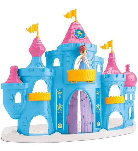 Castelo Da Princesa Com Boneca E Móveis