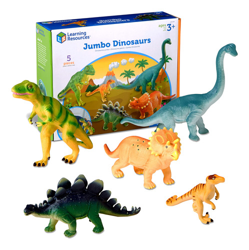 Recursos De Aprendizaje Jumbo Dinosaurios, Multicolor