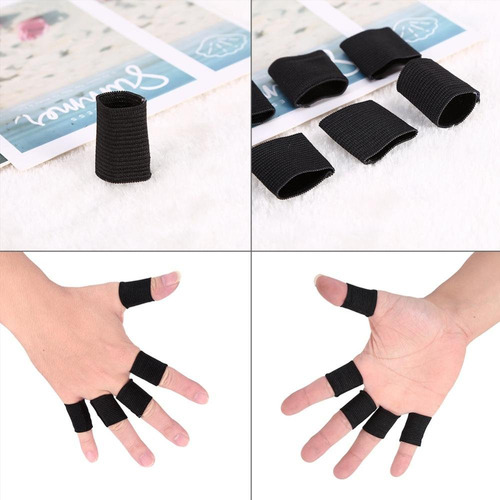 10 Fundas De Dedos Elásticas De Silicona