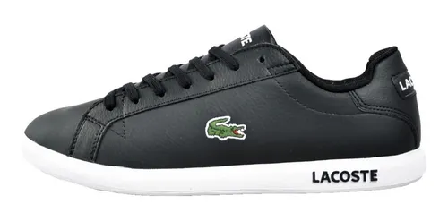 Tenis Lacoste Graduate Lcr3 Negro Caballero Cuotas sin inter s