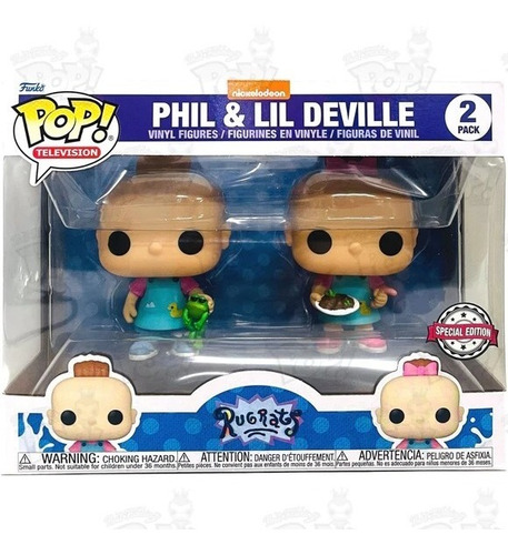 Figuras Coleccionables Funko Pop Rugrats Phil And Lil 2 Pack