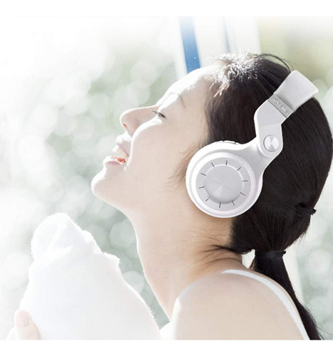 Auriculares Inalambricos Bluedio T2 Plus, 30 Gb, Blanco