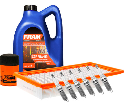 Afinación Iridio 20w50 2 Filtros Fram A Flex V6 3.5l 09