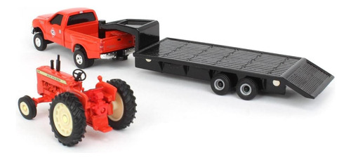 Ertl 1/64 Allis Chalmers D19 Con Ford F-350 Y Remolque De Qu