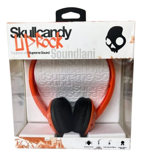Audifonos Skullcandy Uprock Color Naranja