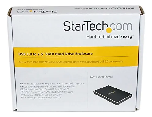 Startech.com Carcasa De Disco Duro Usb 3.0 Ssd Sata De 2,5 P