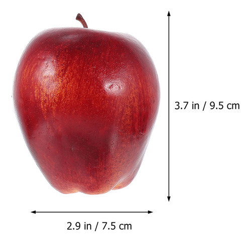 Simulación De Fruta De Serpiente Roja Modelo Banana, 5 Unida