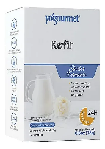 comprar Starter De Kefir Yogourmet - Haz Kefir En Casa - Cultivo Nat