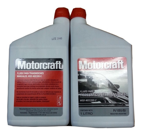 Aceite Caja Ecoesport Wsd-m2c200-c Motorcraft Ford Legitimo
