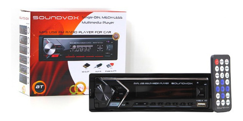 Auto Radio Mp3 Sound Vox Sx832 Usb/bluetooth/sdcard