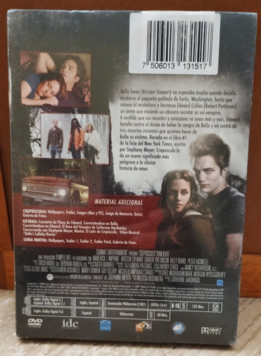 Crepúsculo:limited Deluxe Edition (2 Dvd's) Sellada Original (Usado)