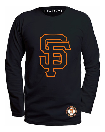 Playera Manga Larga San Francisco Gigantes Giants