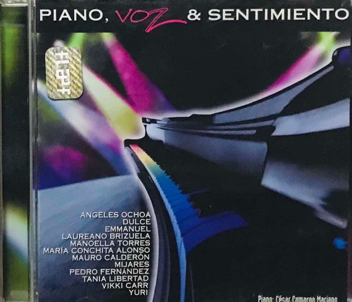 Piano, Voz Y Sentimiento Cd Seminuevo