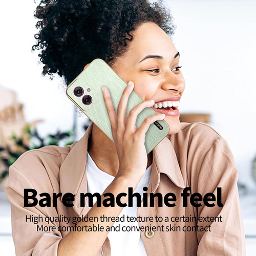 Funda Protectora Para Xiaomi Poco F5 5g/f5 Pro, Marco Galvanizado, De Lujo, Resistente A Los Arañazos, Piel De Seda