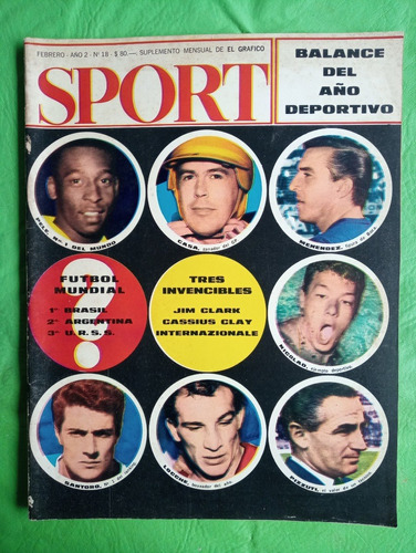 El Grafico Sport 18 Febrero 1966 Balance Deportivo Del Año