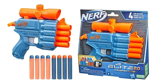 Pistola Lanza Dardos Nerf Elite 2.0 Prospect Qs-4 Recoleta