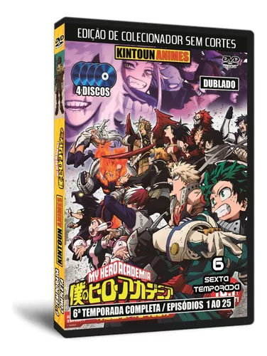 Boku No Hero Academia 1ª Temporada Dublado Da Série Em Dvd