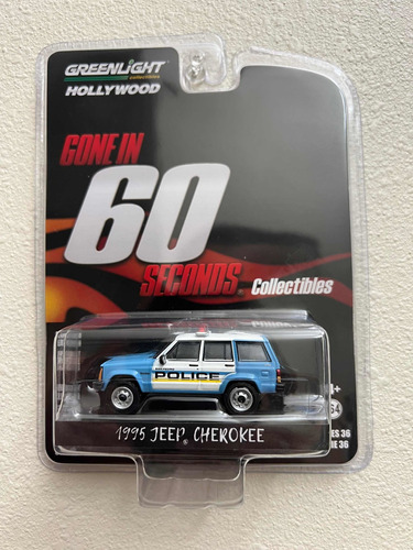 Greenlight 1/64 1995 Jeep Cherokee Gone In 60 Second