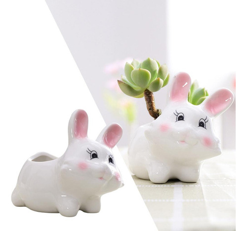 W Macetas De Cerámica Esmaltada Decoraciones ,8x10,6x12cm