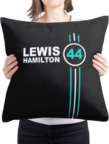 Cojin Decorativo Lewis Hamilton Numero 44 Formula 1 50x50cm