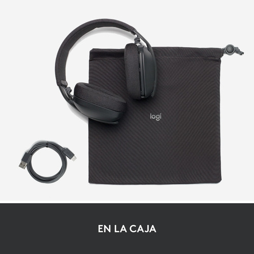 Imagen 10 de 10 de Audifono Bluetooth Logitech Zone Vibe 100 Grafito