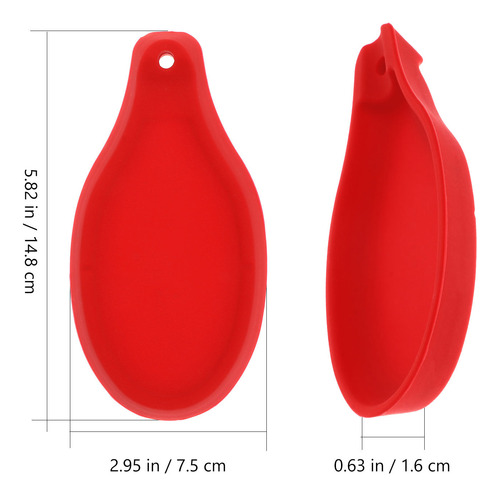 2 Soportes De Silicona Para Uso Doméstico Para Cucharas, Rep