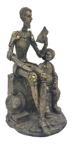 Quijote De La Mancha Y Sancho Figura Decorativa