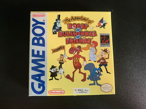 The Adventures Of Rocky And Bullwinker And Friends Game Boy (Usado)